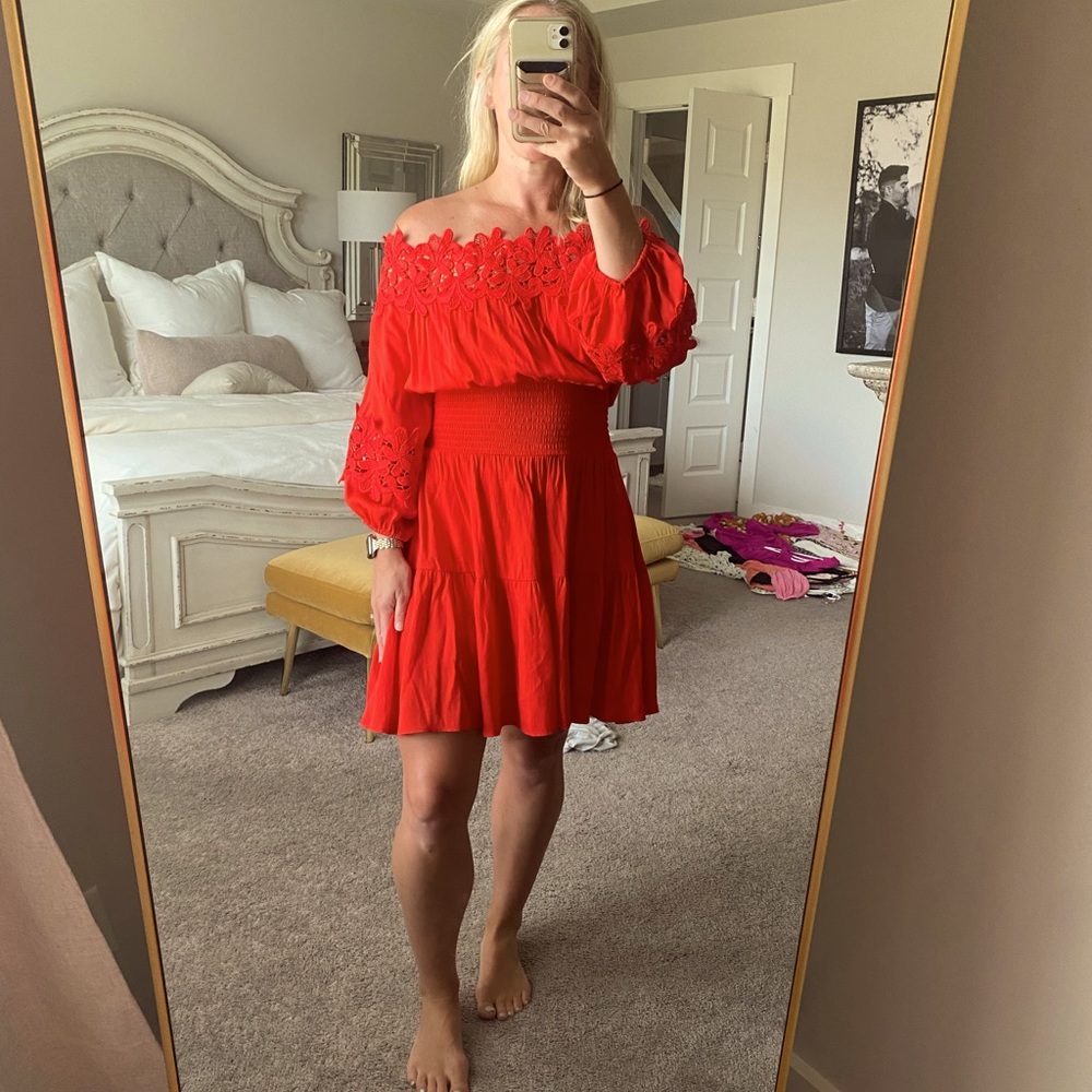 Red dress